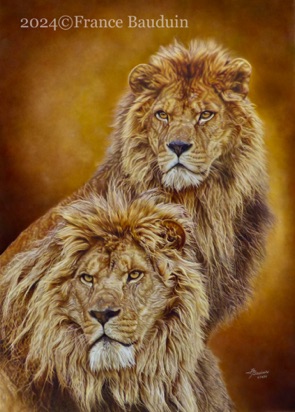Brothers - 329 hours 
Sand Pastelmat Board
39" x 27"
Ref: My own photo